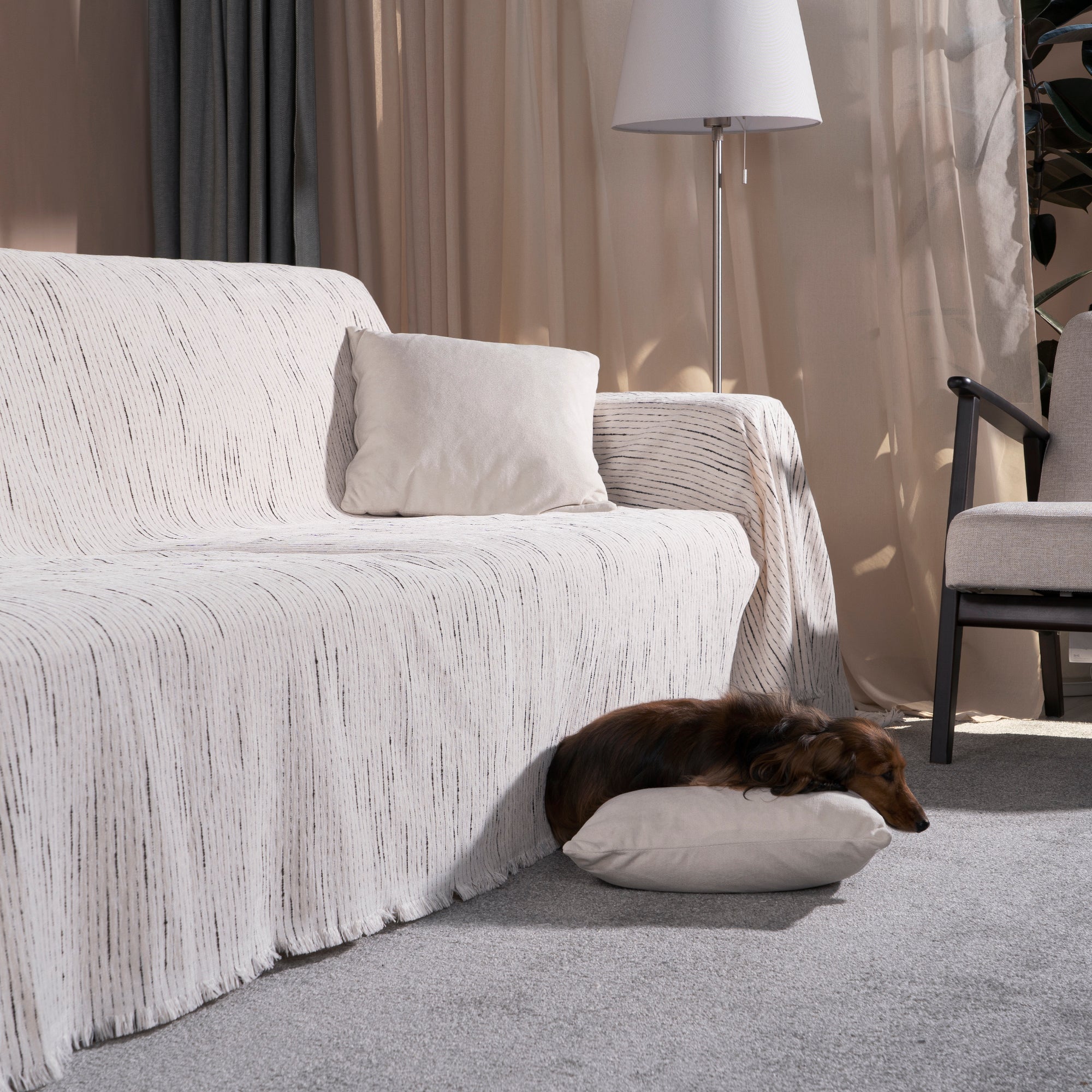 Jacquard Chenille Sofa Cover - Modern, Stylish & Durable Sofa Protection