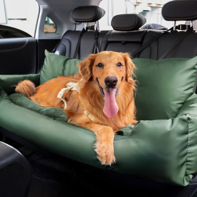 Adjustable Safety Dog Car Seat – Secure, Comfortable, and Spacious