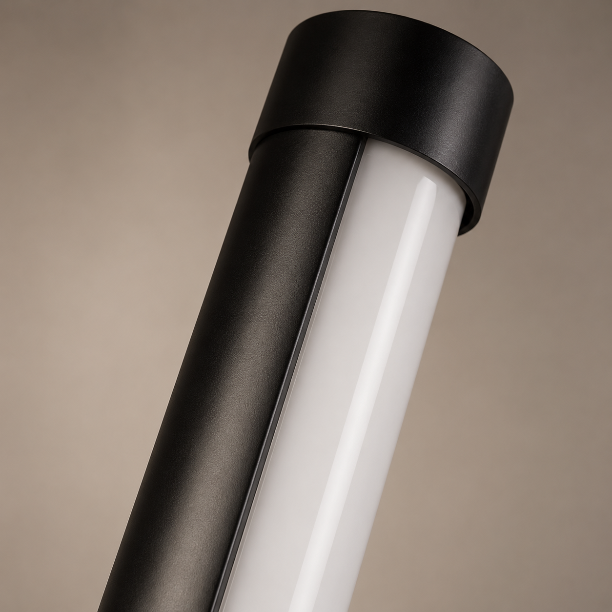 Dexter - Dimmable LED Floor Lamp, Sleek Modern Standing Light, Black or White