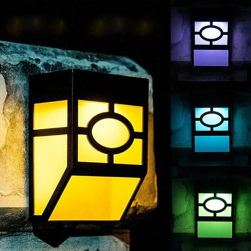 Solar LED Wall Light – Stylish Weather-Resistant Efficient Lighting