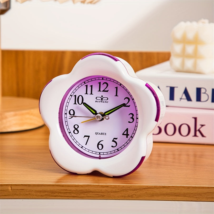 Adorable Floral Alarm Clock for Bedrooms and Students