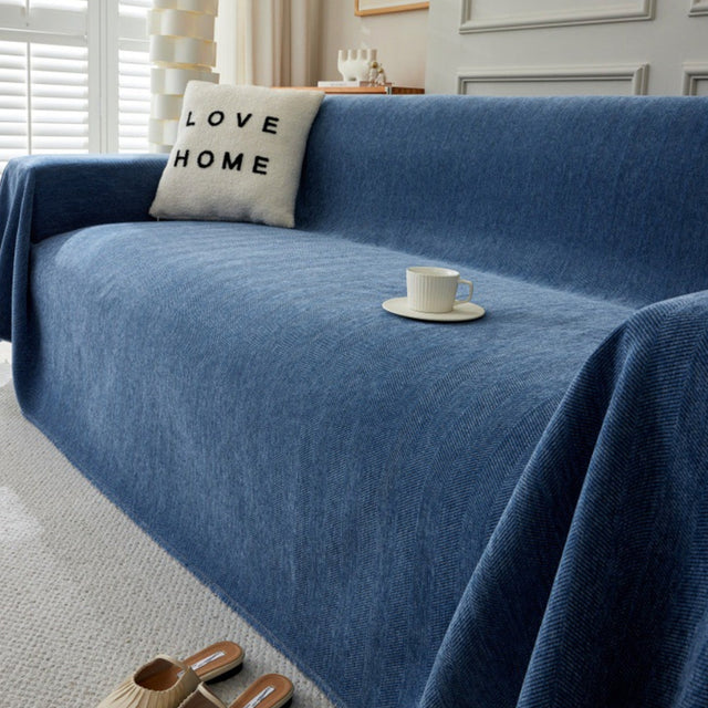 Durable Pet Friendly Herringbone Sofa Cover - Modern, Stylish & Durable Sofa Protection