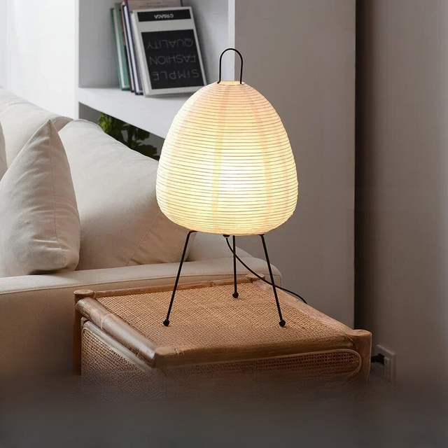 Japanese-Inspired LED Floor Lamp – Elegant, Minimalist Design