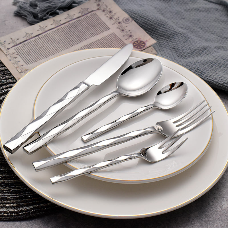  Svelte Silver Luxury Cutlery Set-2