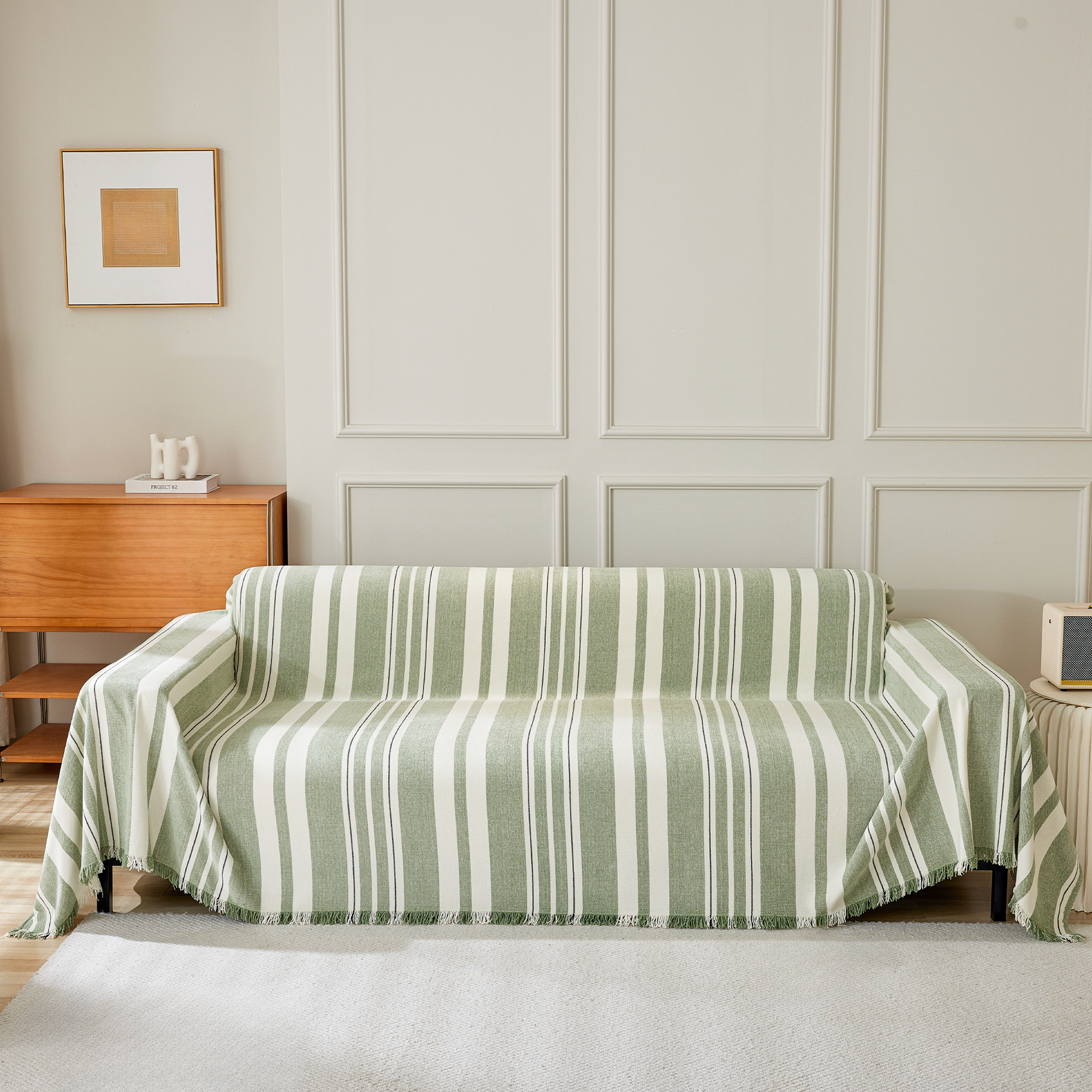 Classic Stripe Patterns Sofa Cover - Modern, Stylish & Durable Sofa Protection