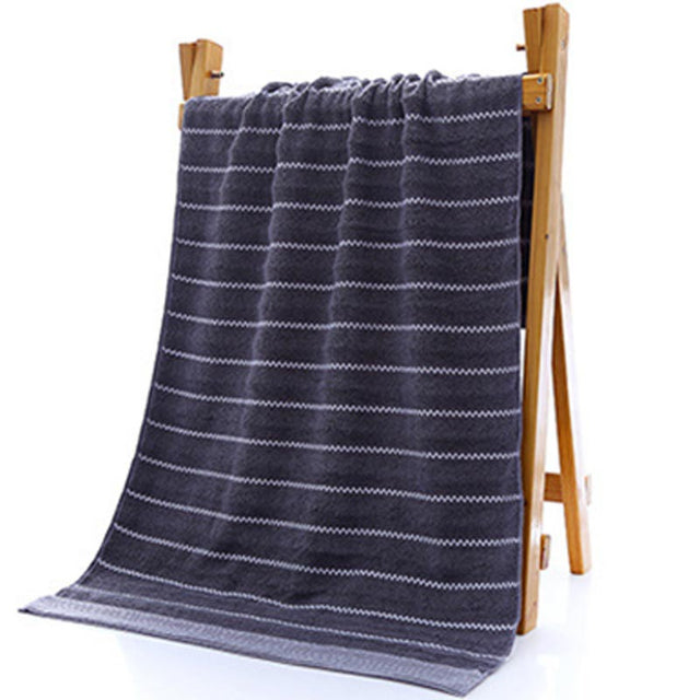 Ownkoti Striped Bath Towel Bathroom Towel Set-2