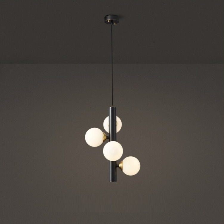 Molekyl Chandelier – Modern LED Pendant Light with Polished Copper Finish