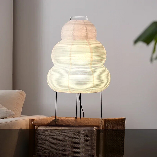 Japanese-Inspired LED Floor Lamp – Elegant, Minimalist Design