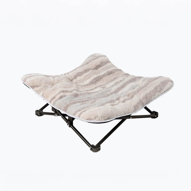 Portable Elevated Pet Bed Foldable Breathable Polyester for Indoor Outdoor Use