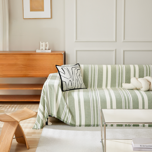 Classic Stripe Patterns Sofa Cover - Modern, Stylish & Durable Sofa Protection