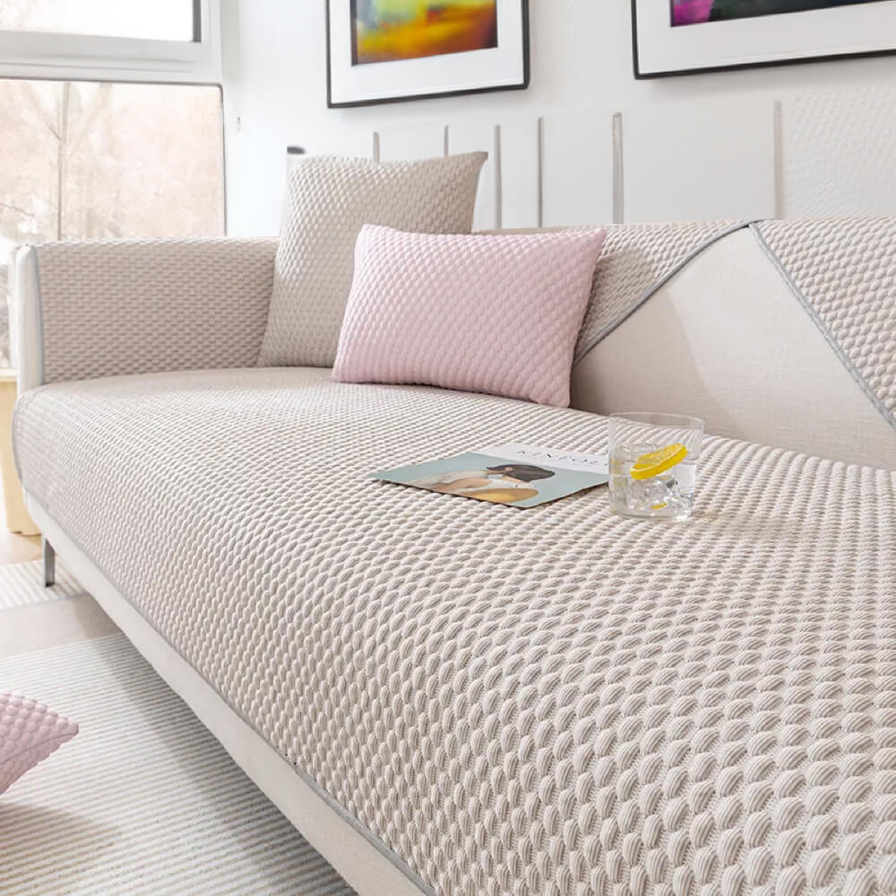 Anti-Scratch Furniture Protector Washable Cooling Couch Cover