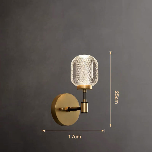 Antique Crystal Acrylic Wall Lamp 5