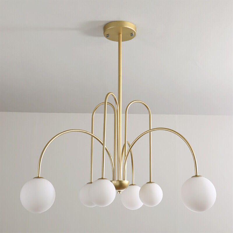 Art Deco Glass Ball Chandelier 1
