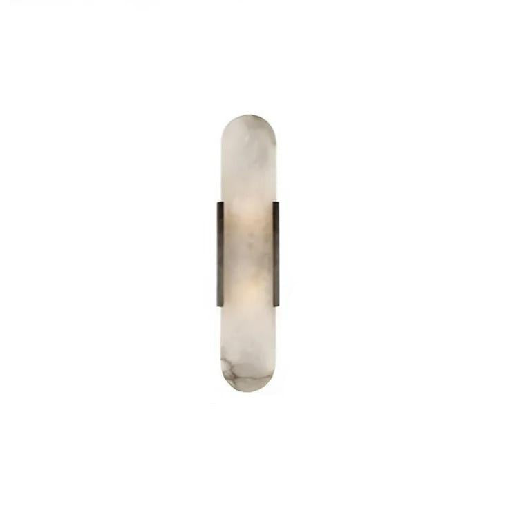 Modern Marble Bedside Sconce Light - Elegant Wall Fixture