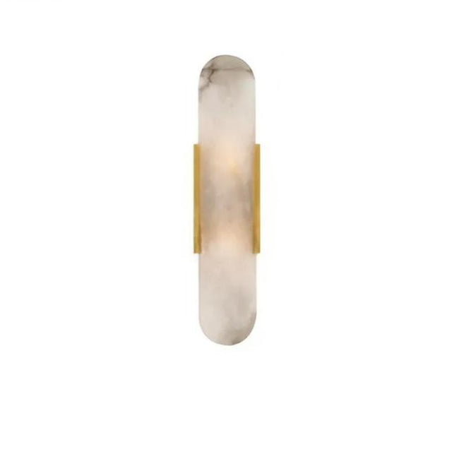 Modern Marble Bedside Sconce Light - Elegant Wall Fixture