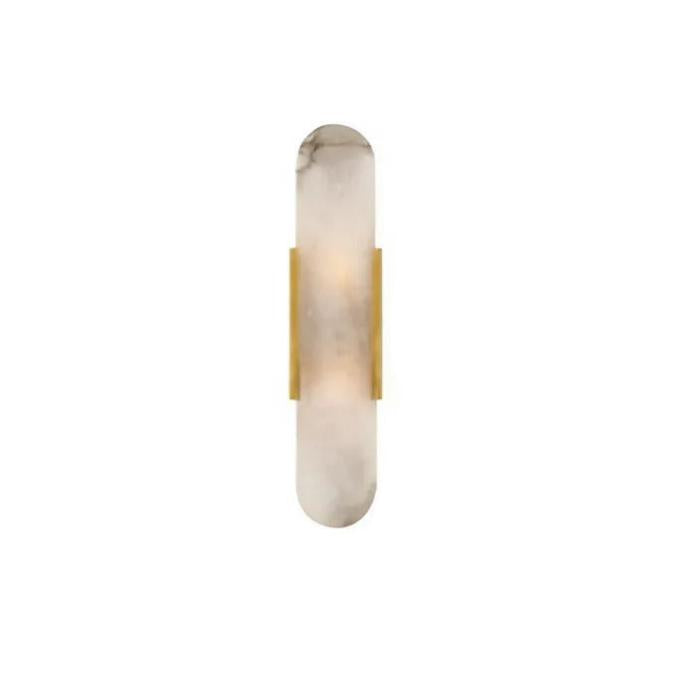 Modern Marble Bedside Sconce Light - Elegant Wall Fixture