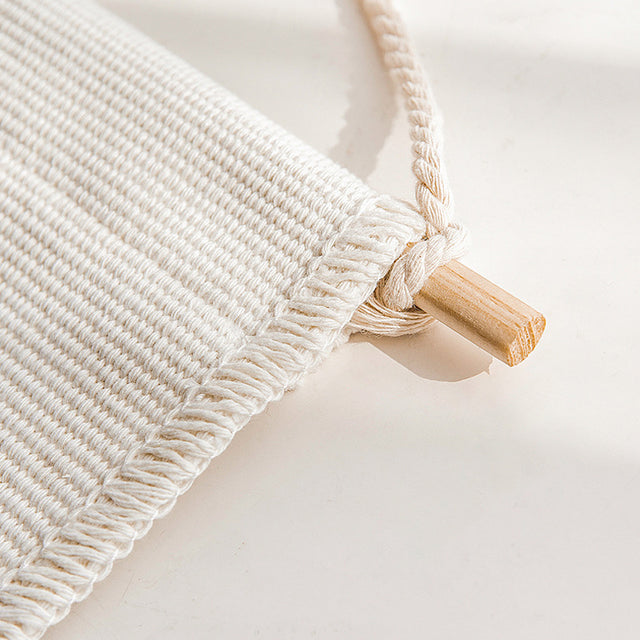 Tufted Wall Art – Geometric Rainbow Embroidery Tapestry