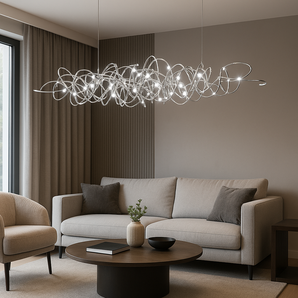 Ball of Yarn Chandelier – Cozy & Creative Lighting for Any Room