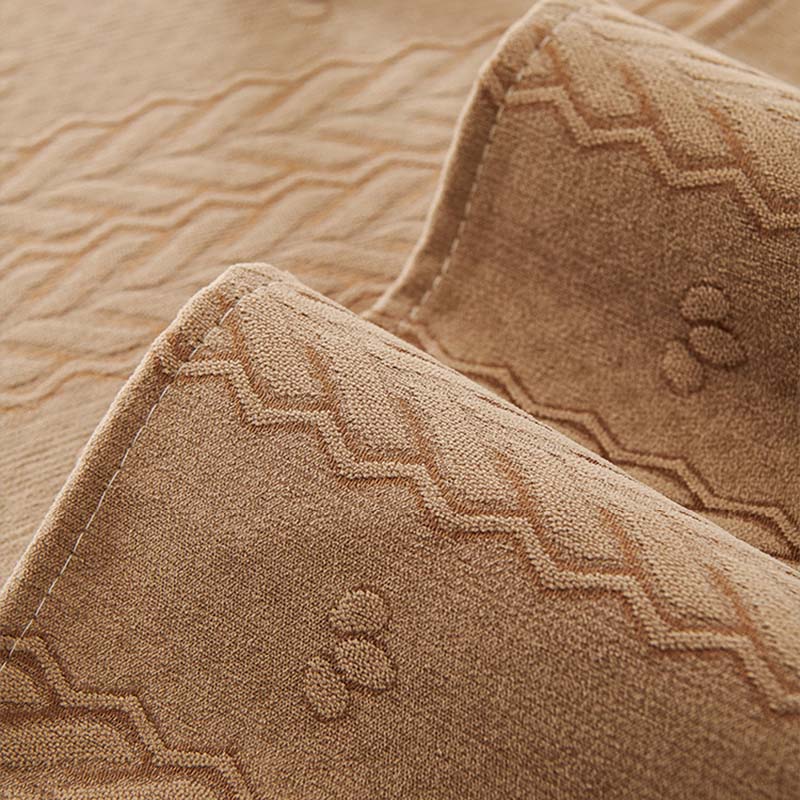 Chenille Wheat Ear Printed Breathable Non-slip Couch Cover