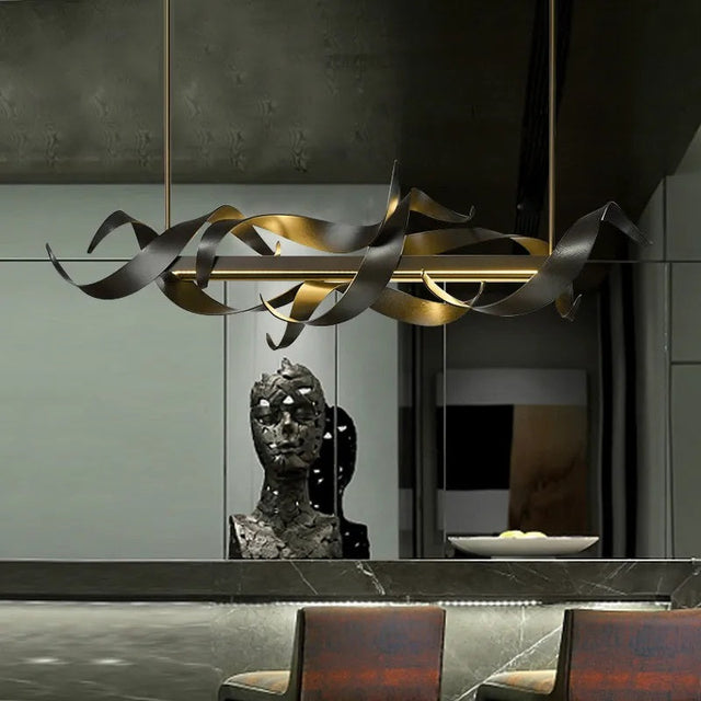 Clair Obscur LED Chandelier – Modern Artistic Ceiling Light for Elegant Interiors