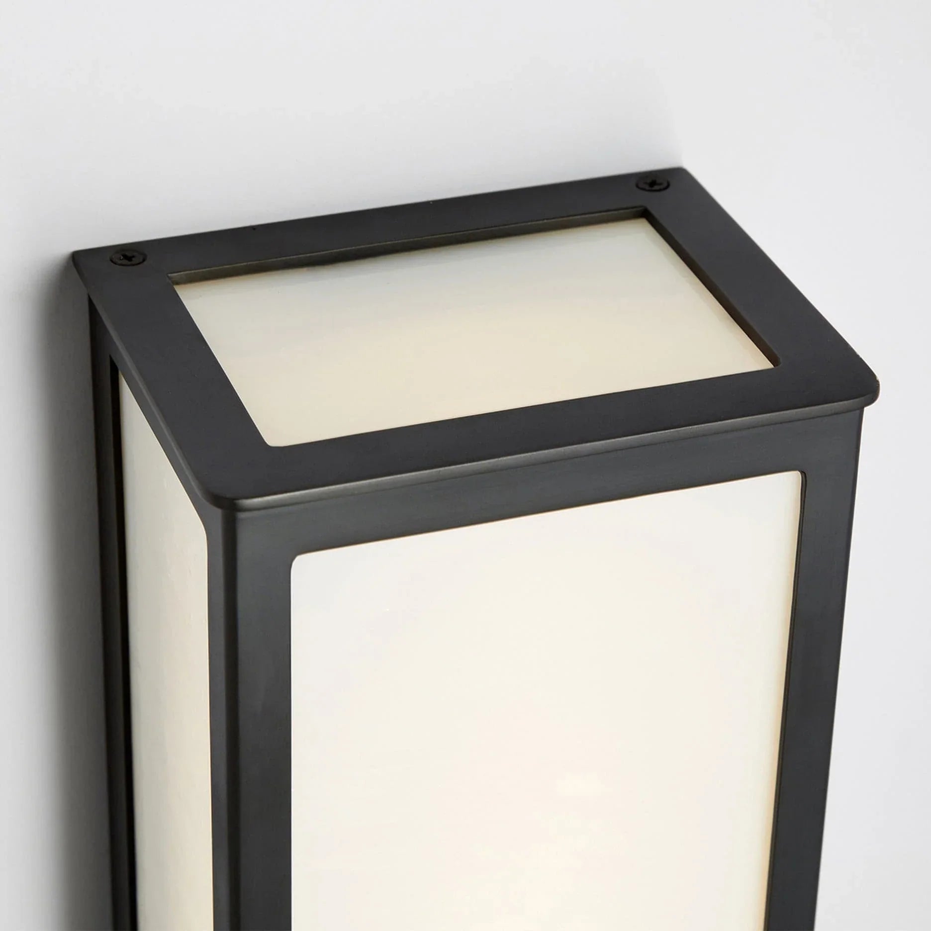 Amabelle - Rectangular Outdoor Wall Light, Waterproof LED Garden Lamp with Sensor