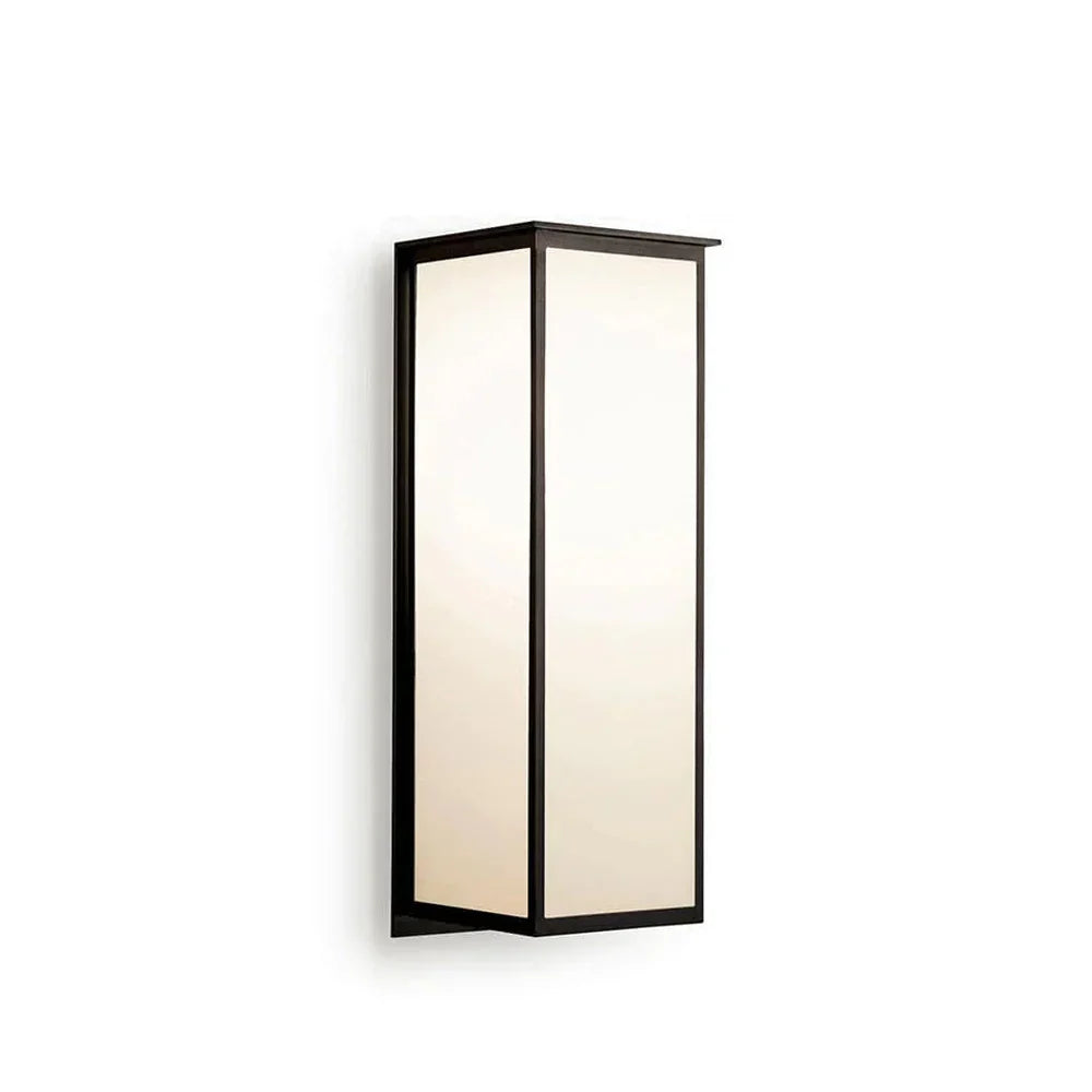 Amabelle - Rectangular Outdoor Wall Light, Waterproof LED Garden Lamp with Sensor