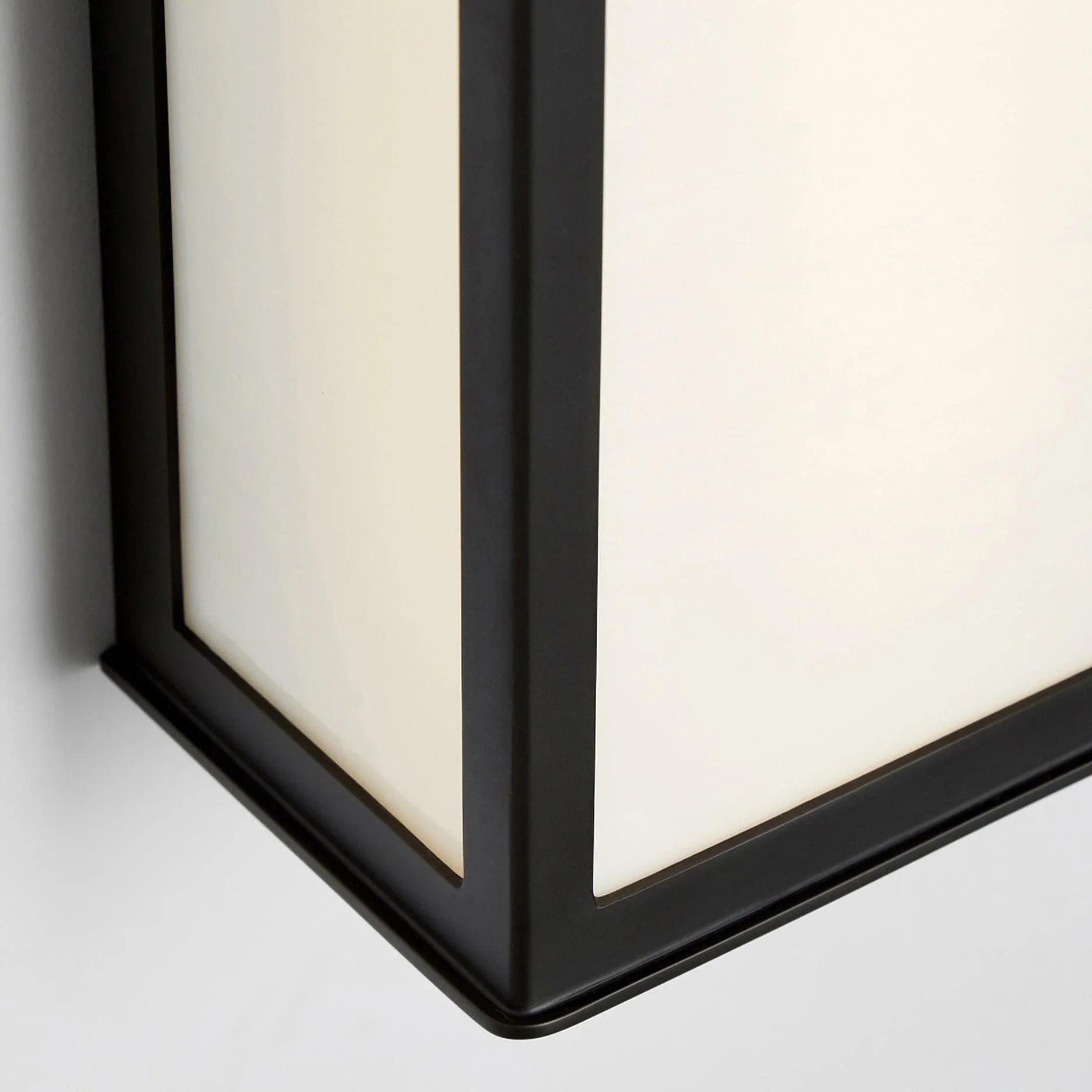 Amabelle - Rectangular Outdoor Wall Light, Waterproof LED Garden Lamp with Sensor