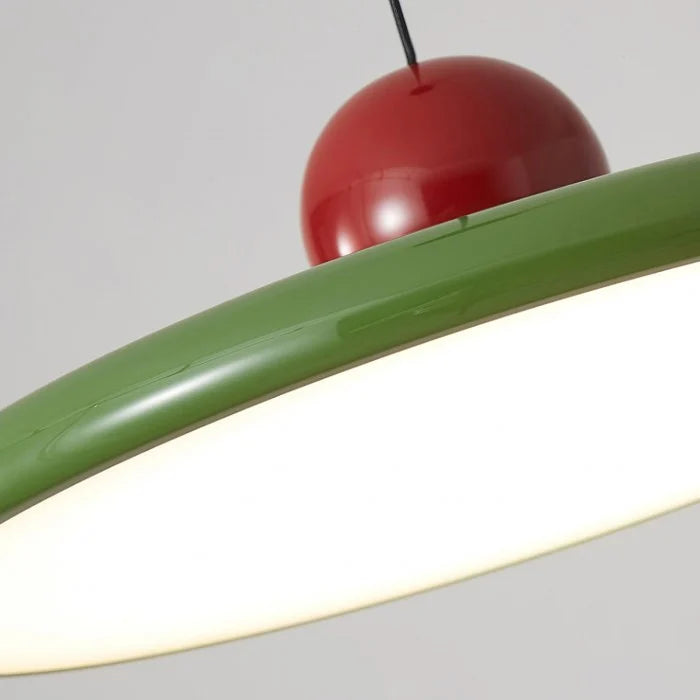 Flat Disc Pendant Light, Nordic Minimalist LED Ceiling Lamp