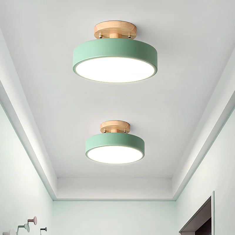 Colorful Semi-flush LED Ceiling Lights 12