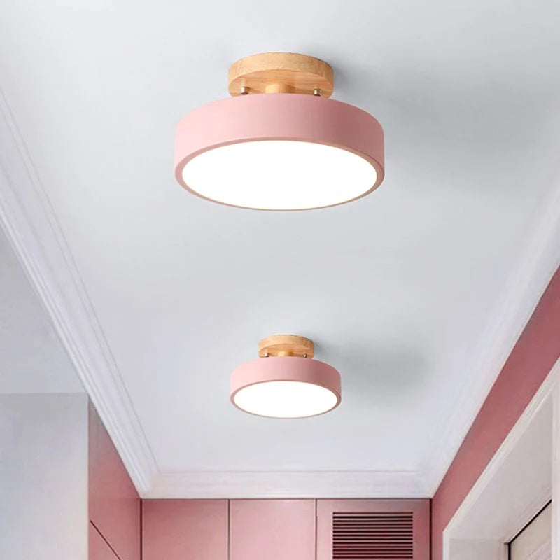 Colorful Semi-flush LED Ceiling Lights 9