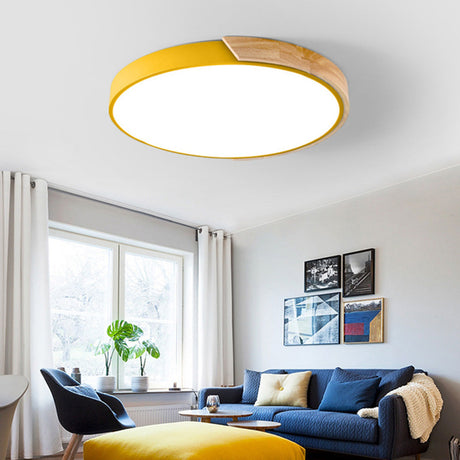 Colorful Simple LED Round Ceiling Lights 11