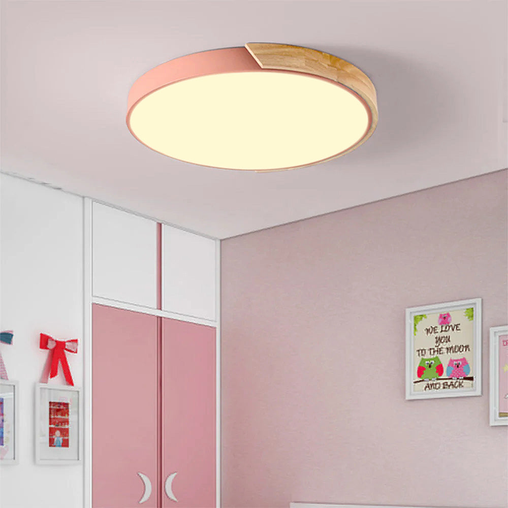 Colorful Simple LED Round Ceiling Lights 12