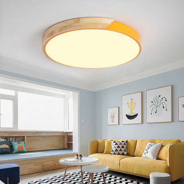 Colorful Simple LED Round Ceiling Lights 9