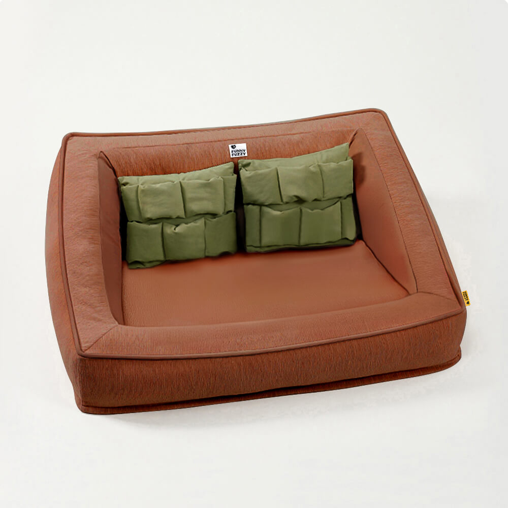 Comfort Orthopedic Dog Sofa Bed Supportive Stylish Foam