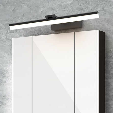 Contemporary Black Simple LED Mirror Bathroom Wall Lighting 1