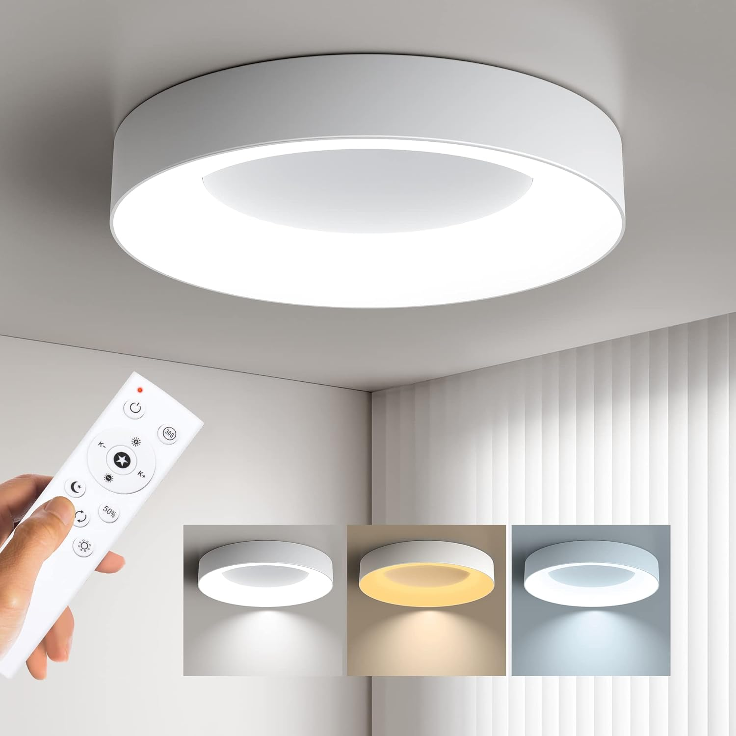 Creative Colorful Simple LED Ceiling Lights 5