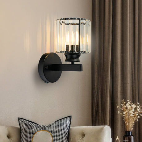 Crystal Round And Square Hallway Wall Lights 0