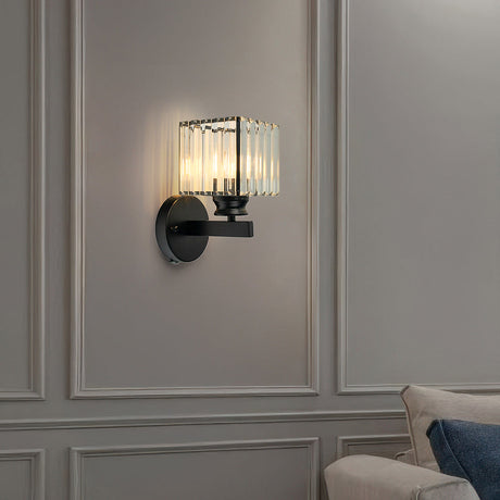 Crystal Round And Square Hallway Wall Lights 4