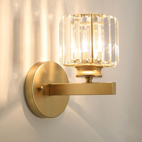 Crystal Round And Square Hallway Wall Lights 9