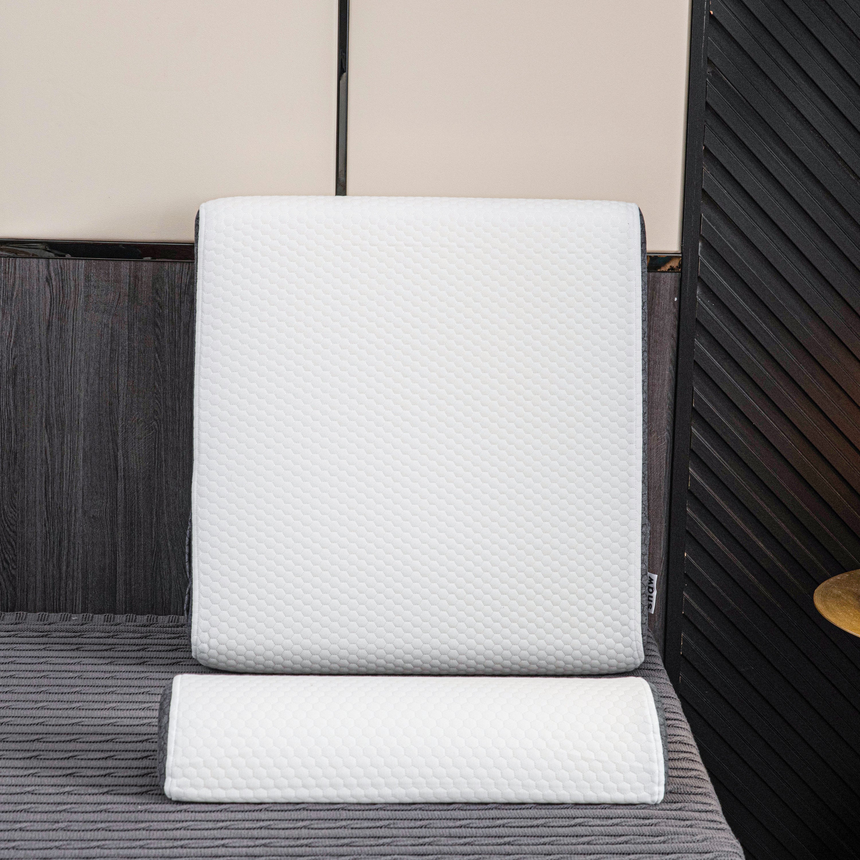 Deluxe Inclined Reflux Wedge Support Pillow with Memory Foam