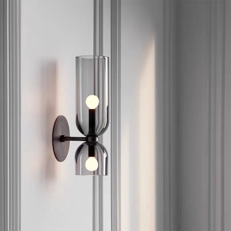 Double Head Glass Wall Lamp LED Sconce for Bedroom 6