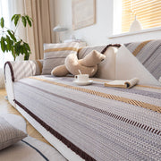 Classic Natural Cotton Linen Breathable Couch Cover 90x180cm