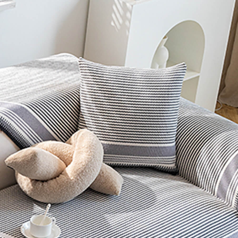 Classic Natural Cotton Linen Breathable Couch Cover 90x180cm