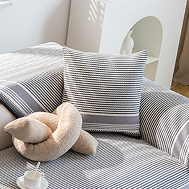 Classic Natural Cotton Linen Breathable Couch Cover 90x180cm