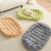 Ultra Soft Faux Rabbit Fur Pet Mat Luxurious Comfort Support