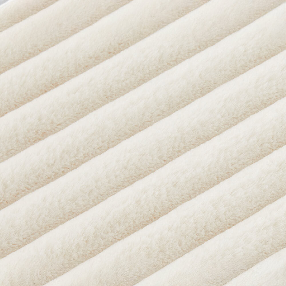 Faux Rabbit Fur Wave Pet Bed Ultimate Comfort Support