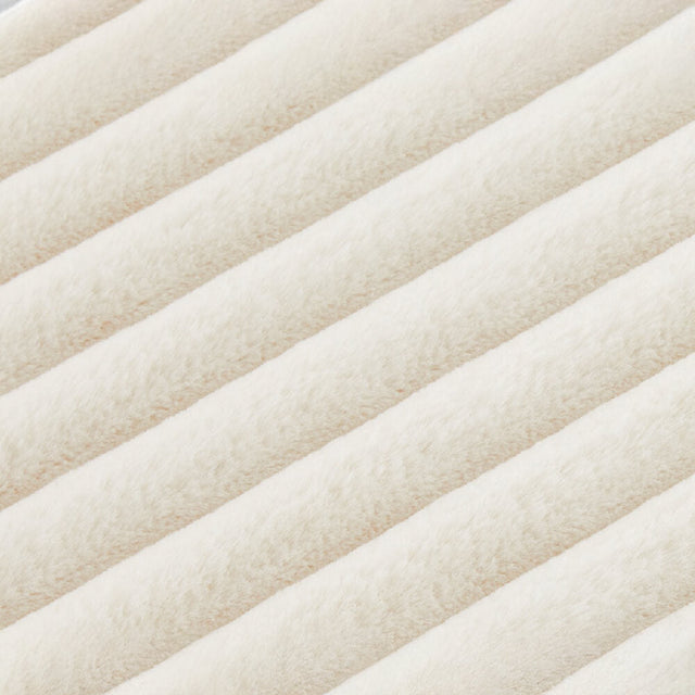 Faux Rabbit Fur Wave Pet Bed Ultimate Comfort Support