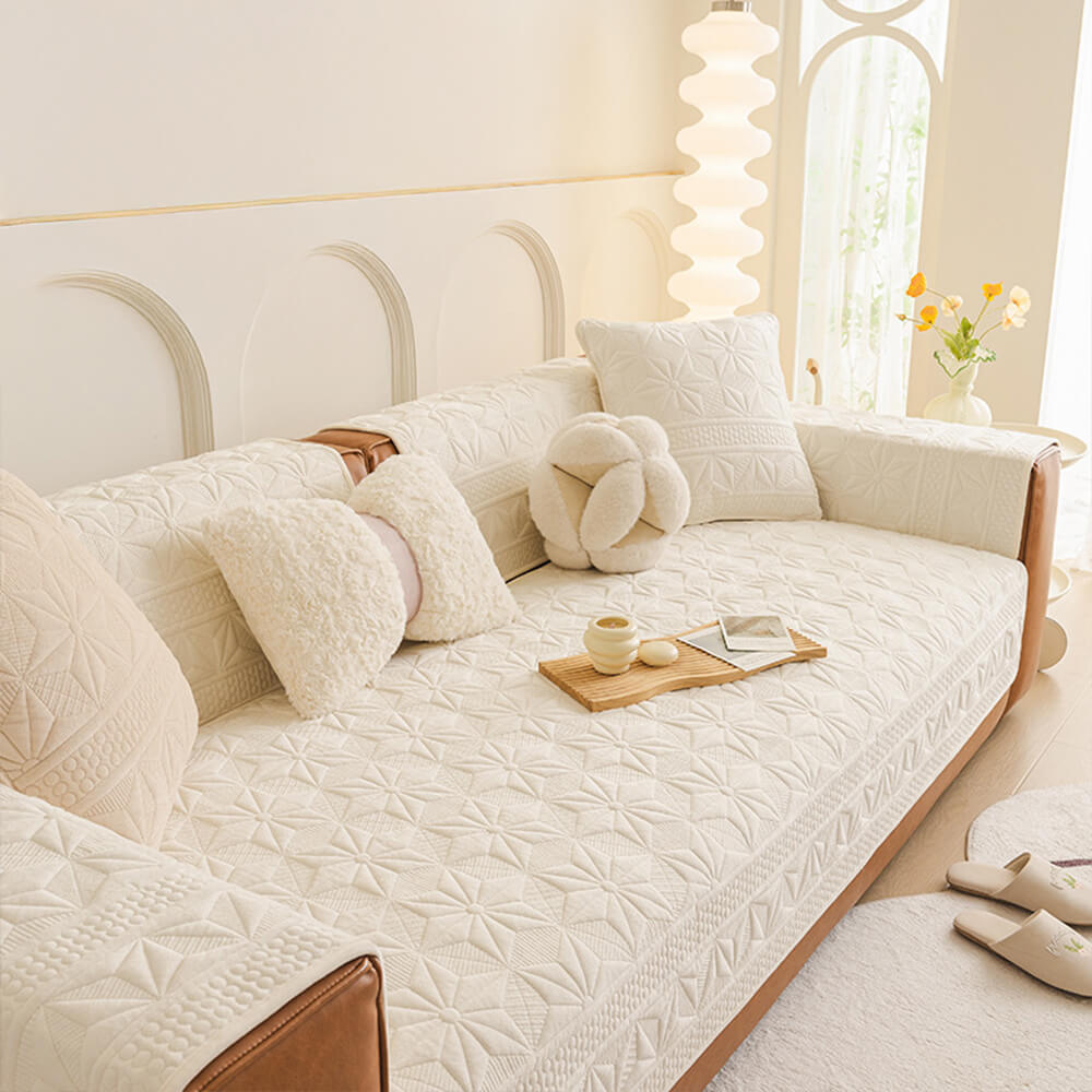 Luxury Crystal Velvet Scratch-Resistant Couch Cover