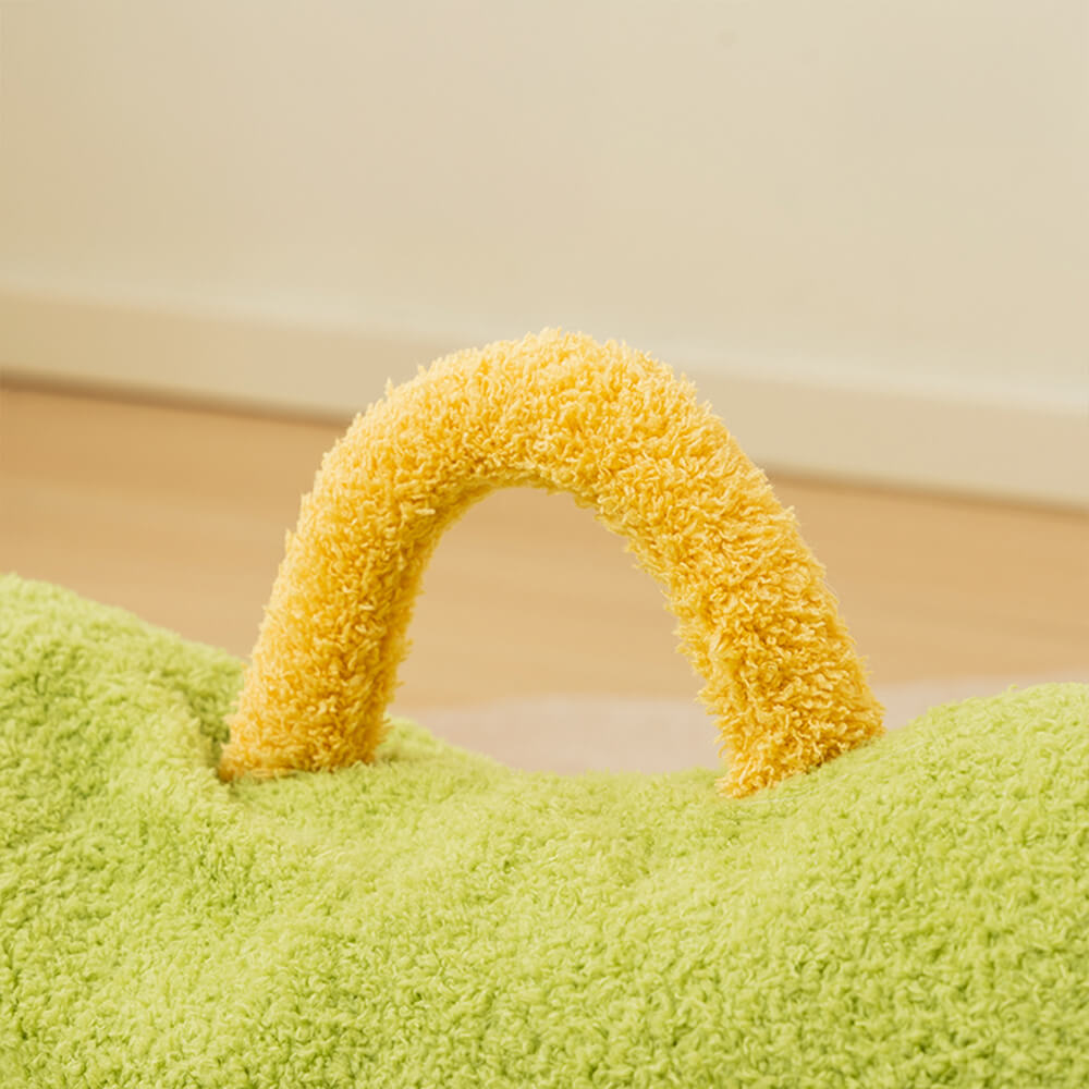 Monster Themed Plush Pet Sofa Bed Cozy Playful Comfort