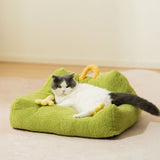 Monster Themed Plush Pet Sofa Bed Cozy Playful Comfort